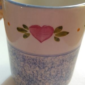 Small mug/vase decorative made in Portugal.